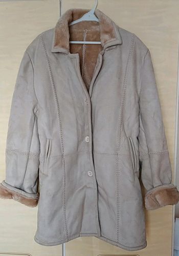 Manteau femme 44 faux daim doublé