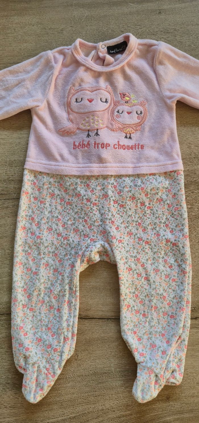 Pyjama velours 12 mois 🌸 - photo numéro 2