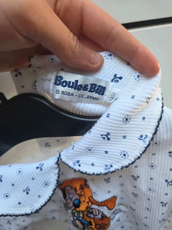 Petit pull manche longue a col Boule &Bill 18 mois - photo numéro 3