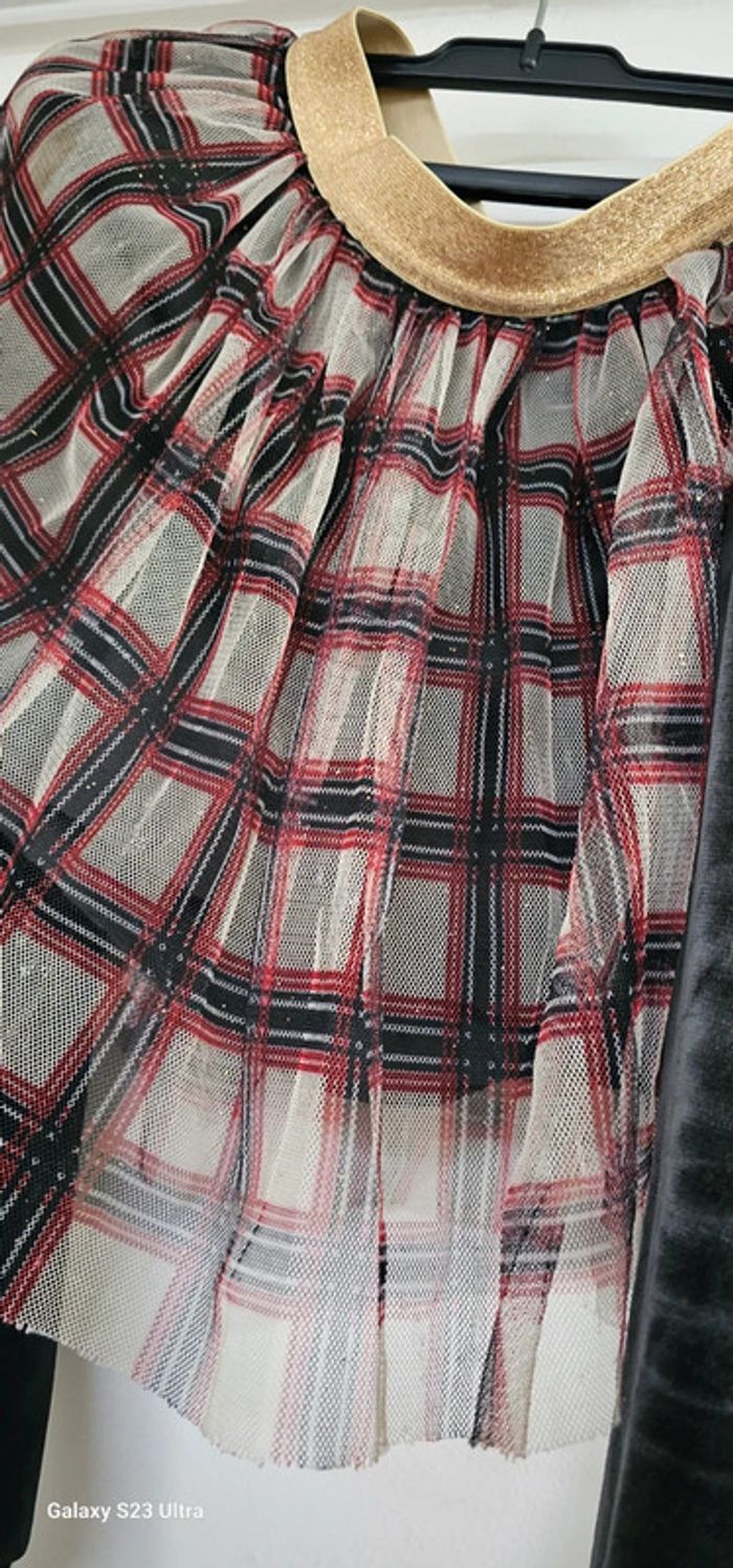 Ensemble 3 pièces Jupe télé Gilet Pull Petit Bateau Catimini 10 ans - photo numéro 4