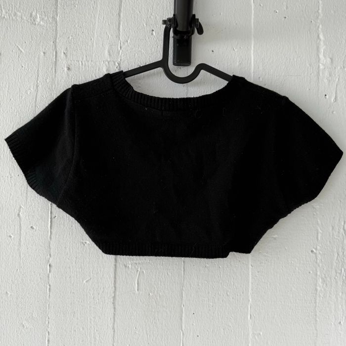 Gilet boléro, noir, Mim taille XS Y2K Convient à un petit S - photo numéro 6