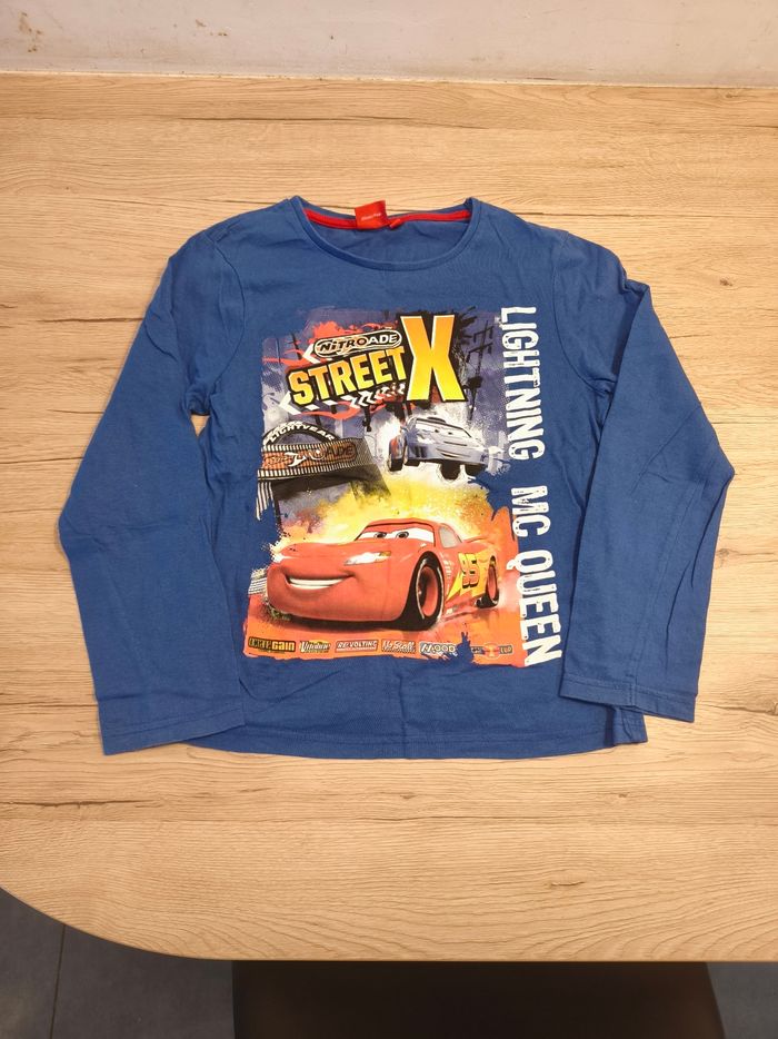Tee-shirt manches longues cars 10 ans