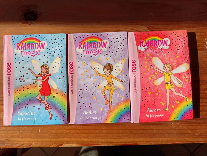 Lot de 3 livres Rainbow magic 6 - 8 ans