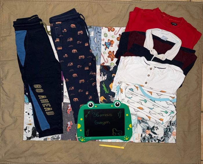 Lot de vêtements garçon - T36mois