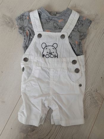 Ensemble Winnie salopette short T-shirt