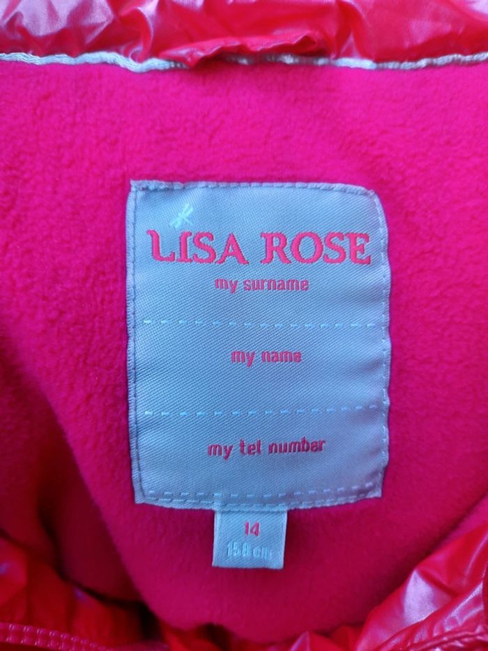 Manteau doudoune longue, ceinture, double capuche, rose brillant 🍭, 13/14 ans (158 cm), Lisa Rose - photo numéro 8