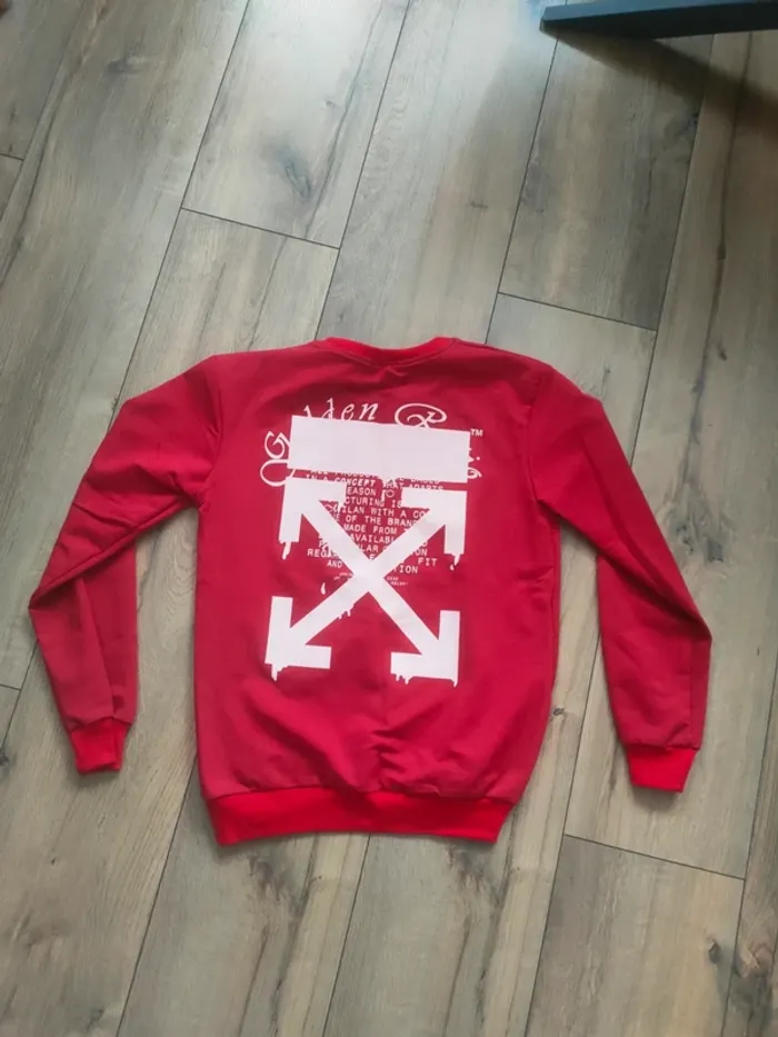 Pull fin homme rouge XS Adriano neuf