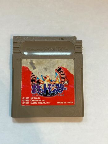 Gameboy japonaise : Pokémon pocket monster rouge