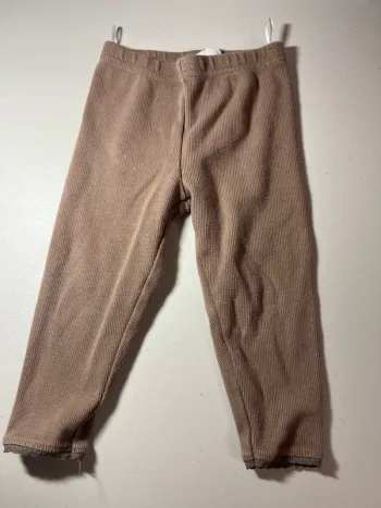 Legging 80cm taupe fille