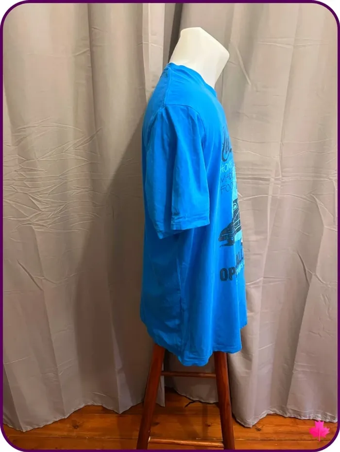 T-shirt Tex homme bleu - "Lee's Diner" - Taille M - photo numéro 3