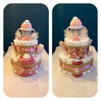 Gâteau couches 2 étages