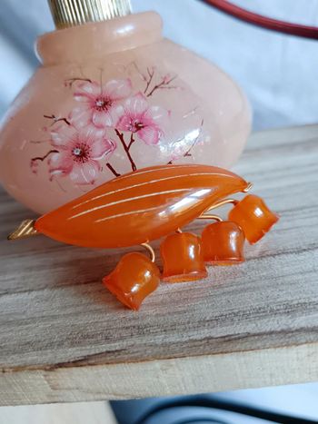 Broche russe ancienne ambre baltique | Artel 9