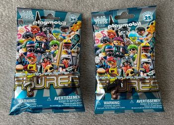 2 sachets de playmobils bleu série 25