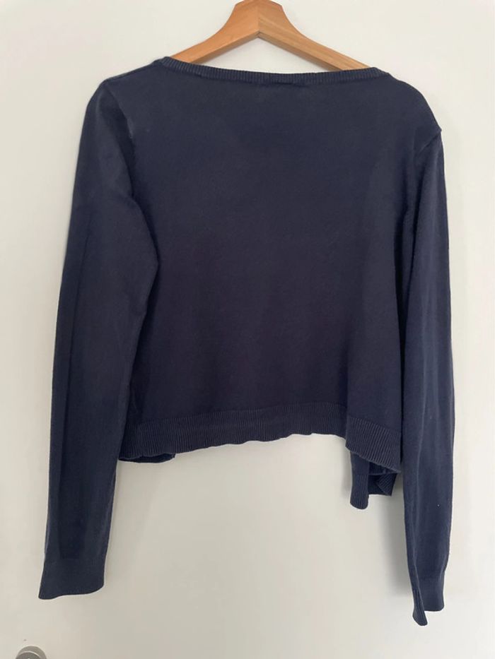 Gilet bleu foncé - photo numéro 3