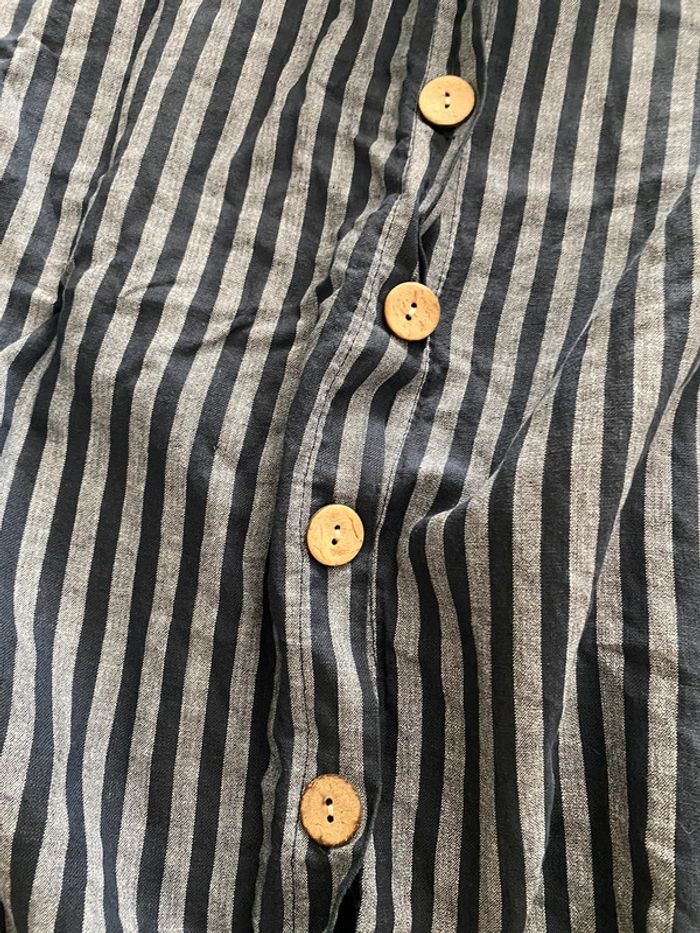 🌿 Robe longue rayée – Lin – Made in Italy – Taille 36 🇮🇹 - photo numéro 5