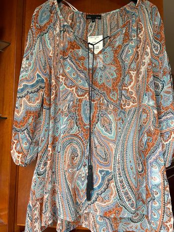 Blouse ouverte aux épaules 42 JBC neuve