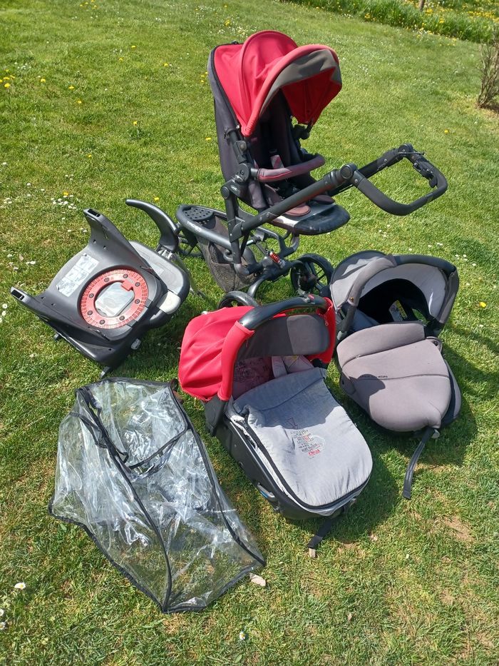 Poussette trider et nacelles Matrix light 2 jané