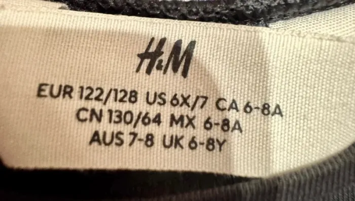 T-shirt manches longues fille 7/8ans H&M - photo numéro 3