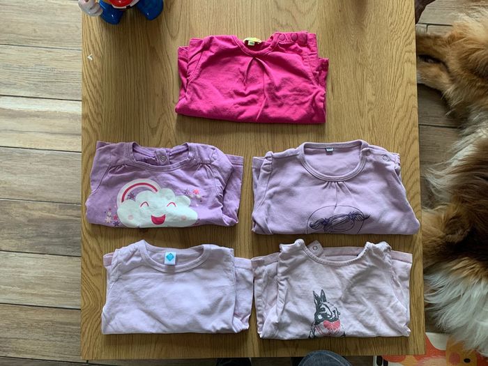 Lot tee shirt manche longue