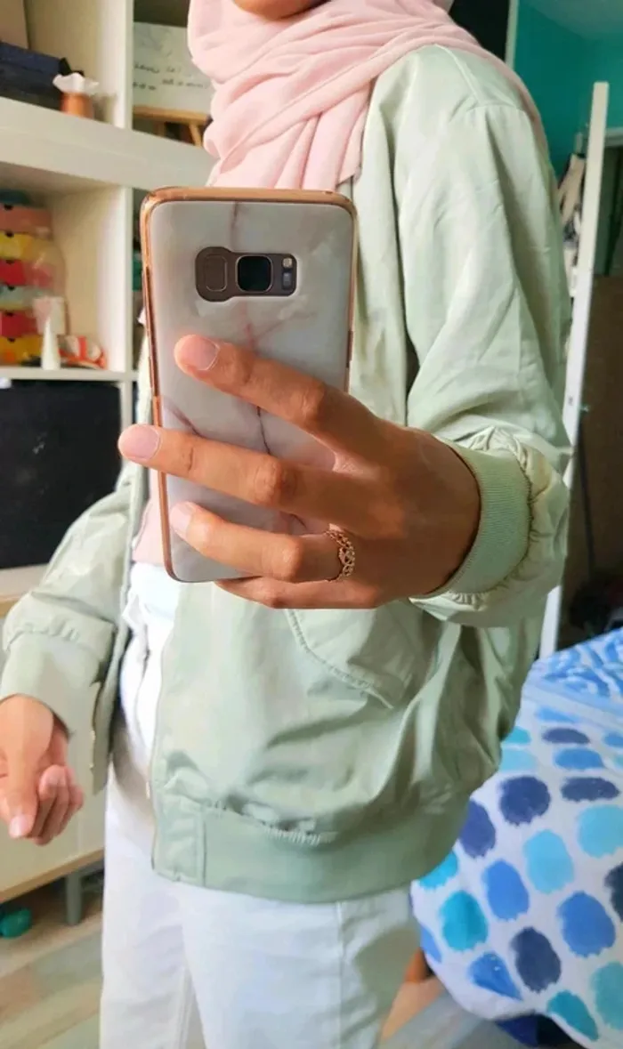 🌿 sublime veste bomber vert pastel H&M neuve avec étiquette - photo numéro 9