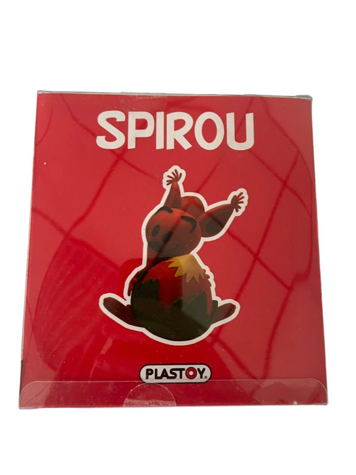 Tirelire Plastoy Spirou écureuil Spip 12 x 12 cm neuf - photo numéro 4
