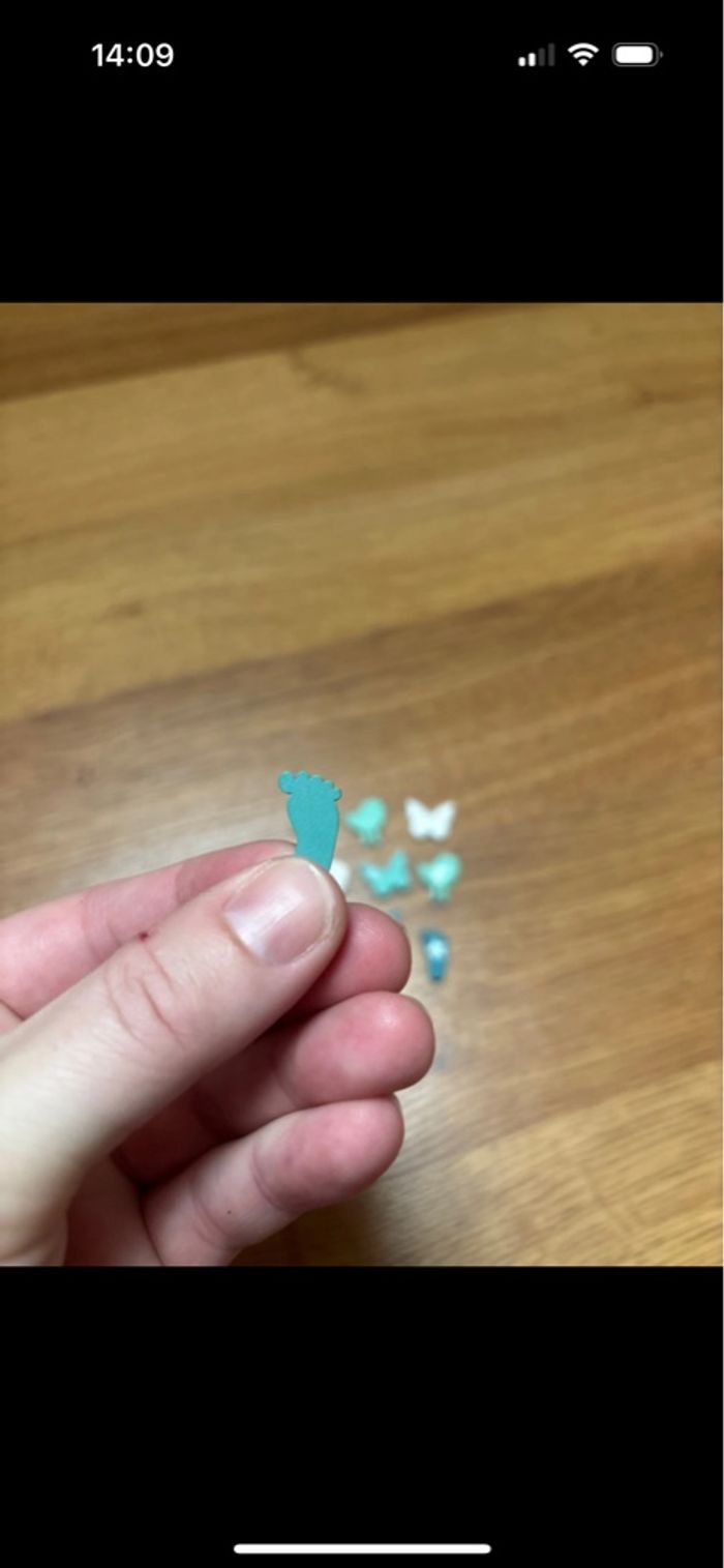 Décoration pied/ oiseau/ papillon pour création neuf - photo numéro 2