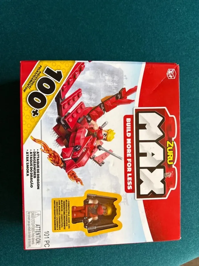 Bloc construction zuru max build more for less attaque de dragon