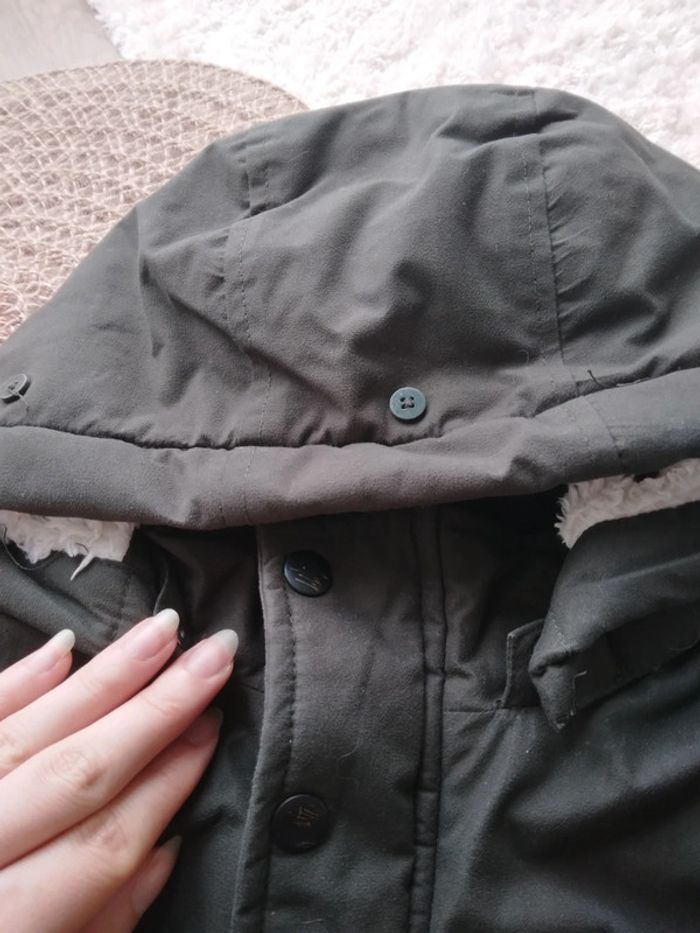 🍁A 7€ uniquement ce week-end 🍁 🌸Manteau kaki a fourrure 6ans🌸 - photo numéro 8