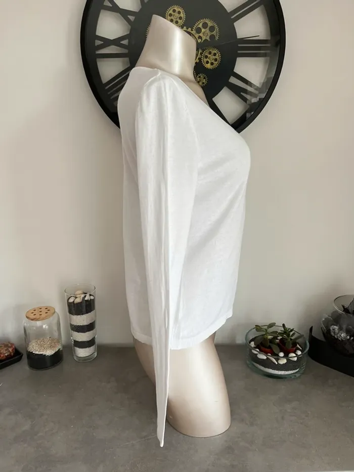 Pull fin, femme, camaïeu - photo numéro 2