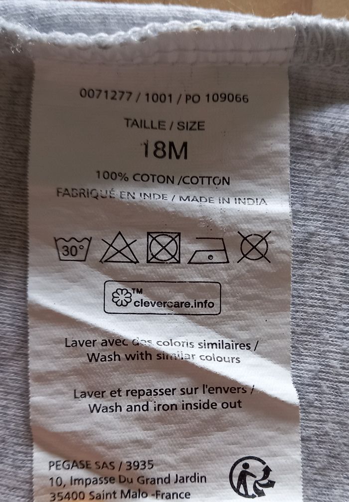 Body manche longue bébé - photo numéro 3