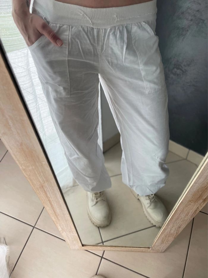 Pantalon blanc été