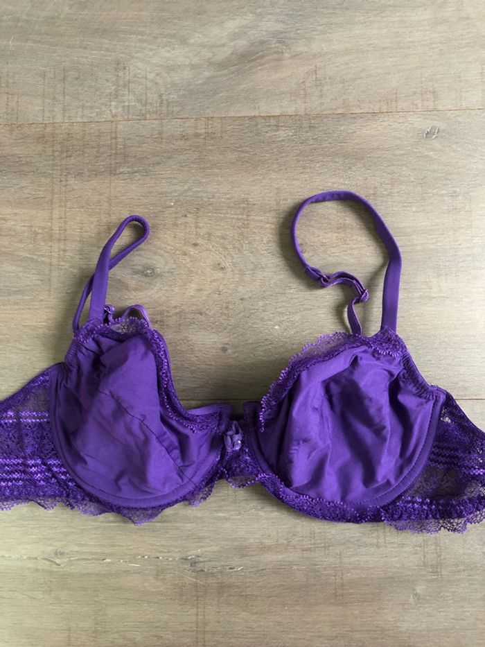 Soutien gorge princesse tam tam taille 90B violet