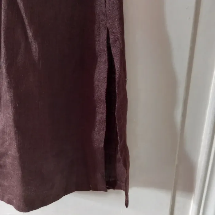Robe marron 100% lin - photo numéro 5