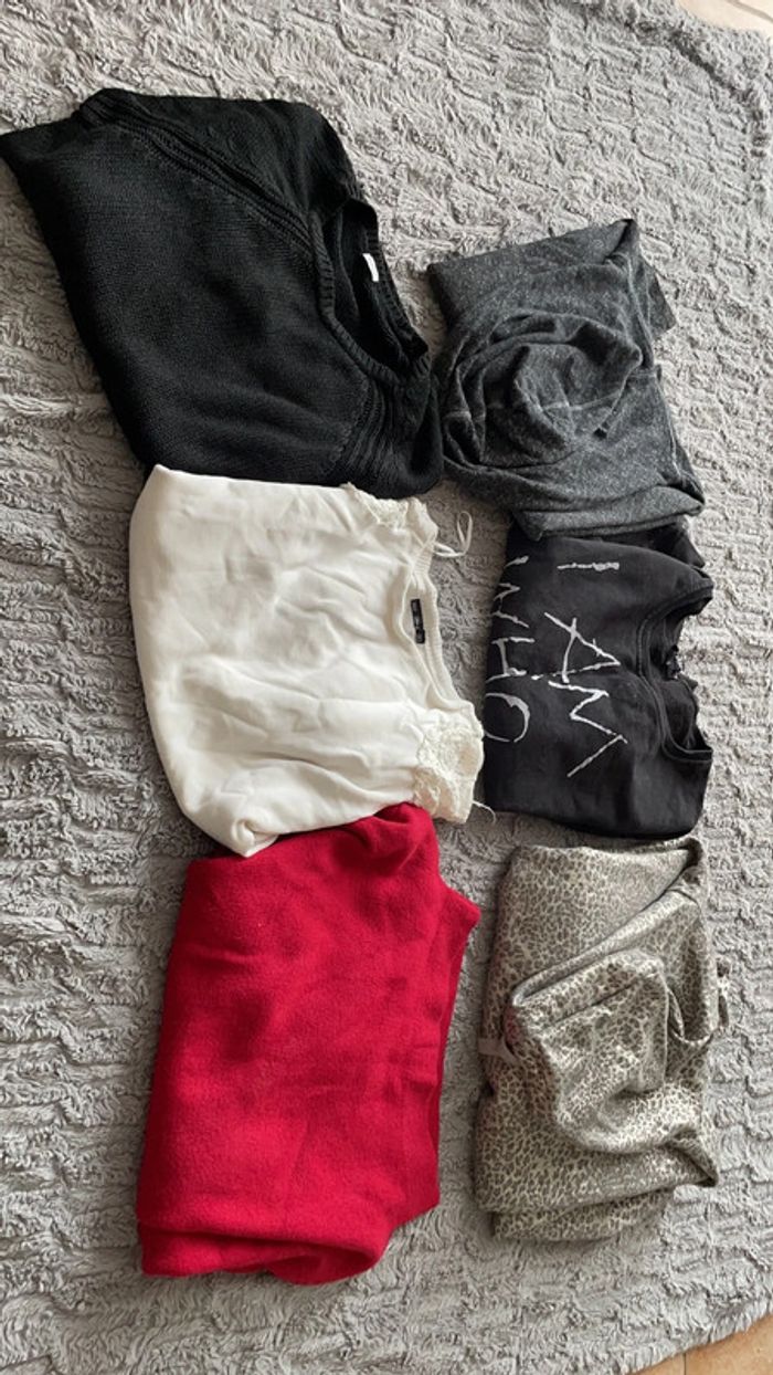 Lot de 6 pulls taille L