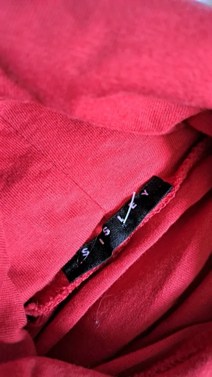Sous pull rouge Sisley - photo numéro 4