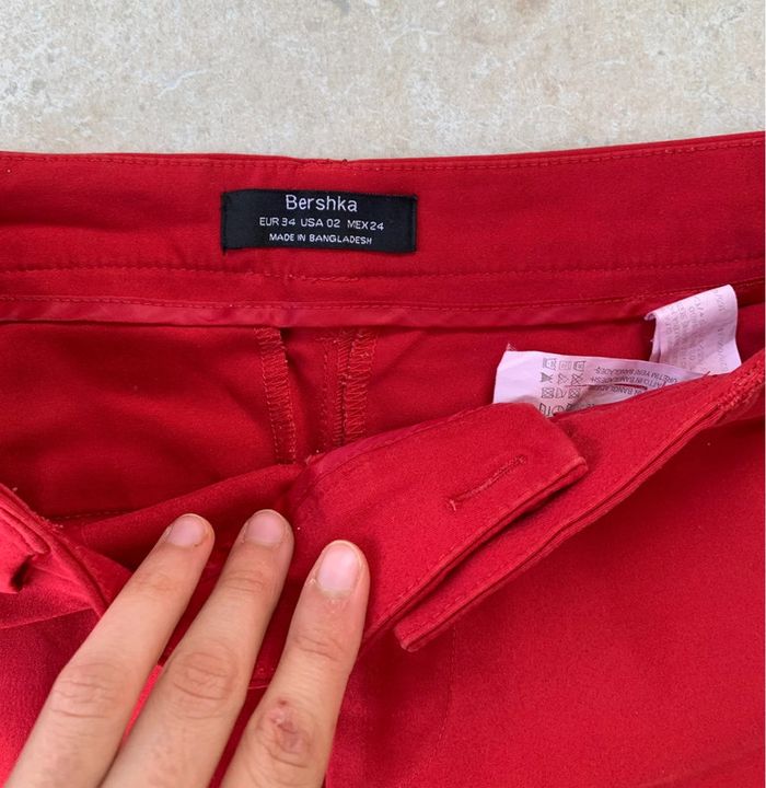 Pantalon chino rouge - photo numéro 3