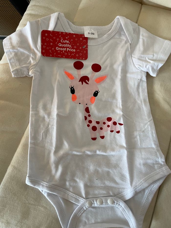 Ensemble fille rose à pois - photo numéro 3