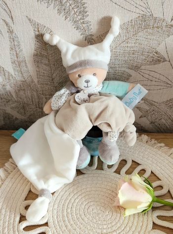 Doudou Lange Bébé Ours Baby Nat