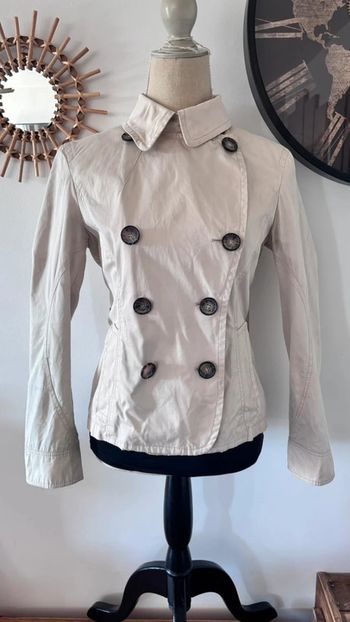 💕 veste trench beige creme taille 38 M #maxmara #weekendmaxmara