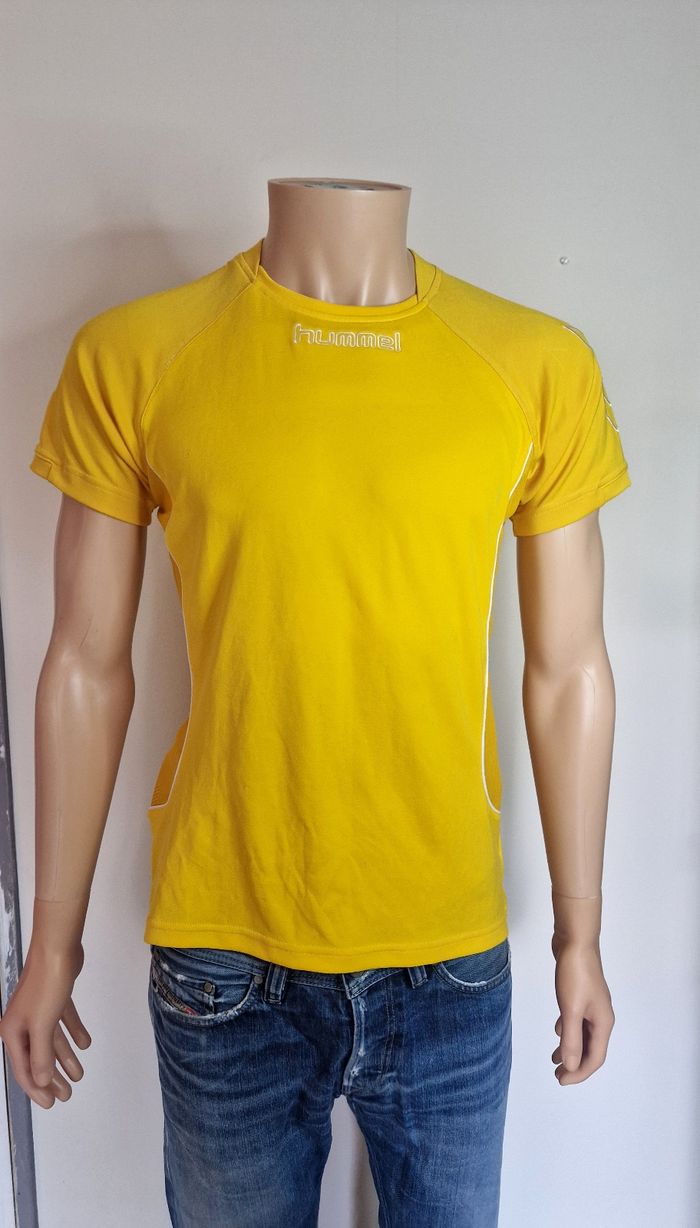 Hummel T-shirt Homme Taille L Sport Football Style