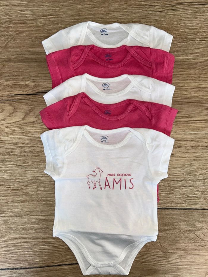 Bodies manches courtes 3mois