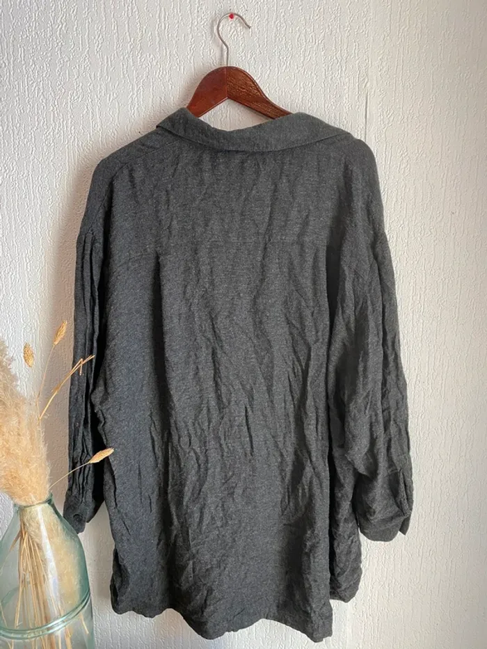 Chemise grise Zara  taille L 40 - photo numéro 4