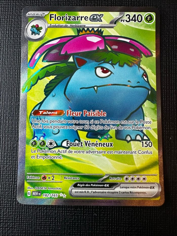 Florizarre Ex 182/165 Pokémon - photo numéro 3