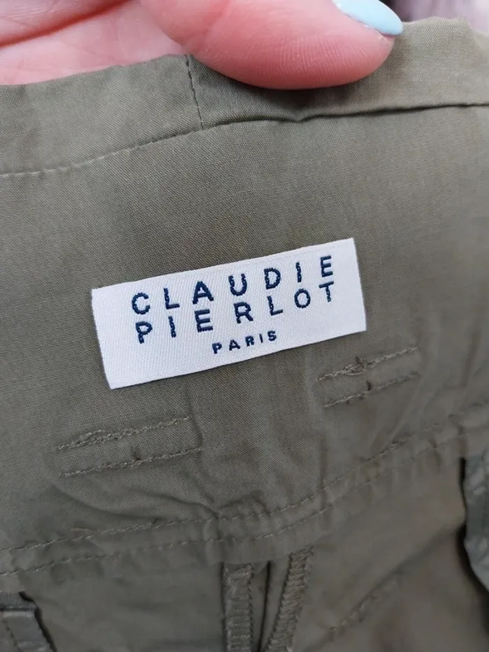 Pantalon kaki Claudie Pierlot 38 - photo numéro 4