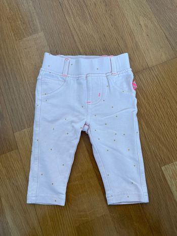 Legging effet jeans rose neuf fille taille 3 mois Billieblush