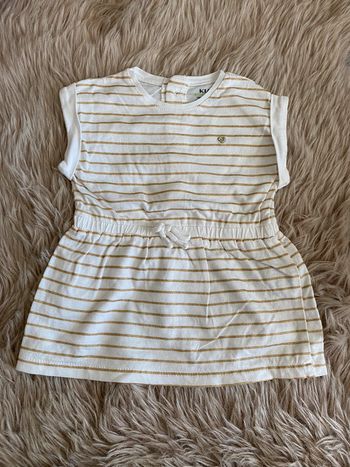 Robe rayures dorées