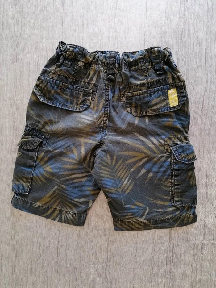 Ensemble Polo manches courtes blanc/ bermuda imprimé 4 ans - photo numéro 8