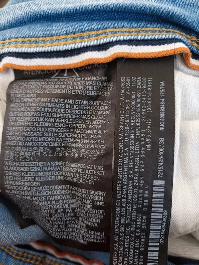 Jeans slim Zara Man taille 38 - photo numéro 4