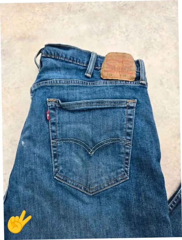 Jeans Levi's 559 W38 FR48 L30 coupe droite bleu Homme Men pan293b - photo numéro 2