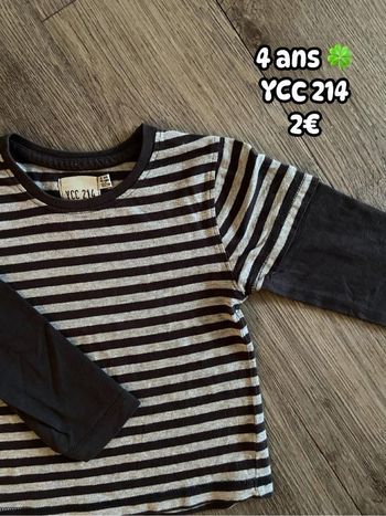 T-shirt 🍀 4 ans 🍀 YCC